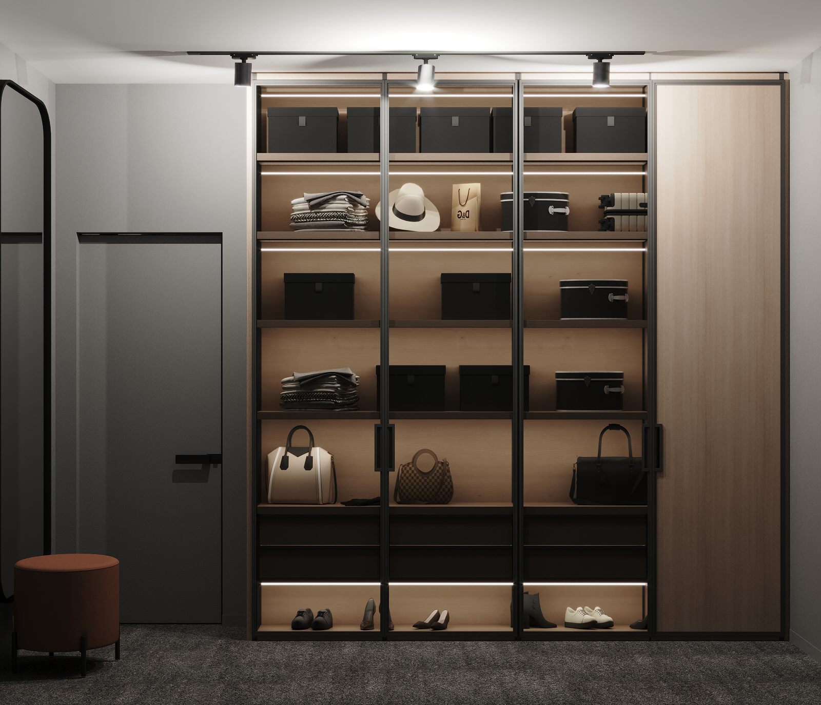 Гардеробная, 6 кв.м., ЖК Максим Горький