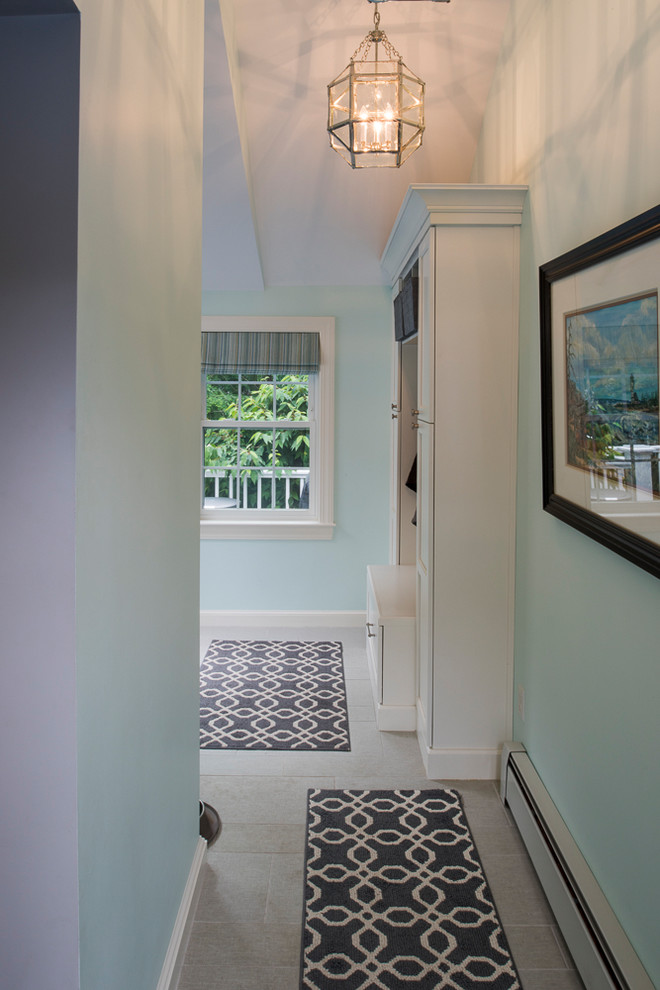 Inspiration for a transitional home design remodel in Boston