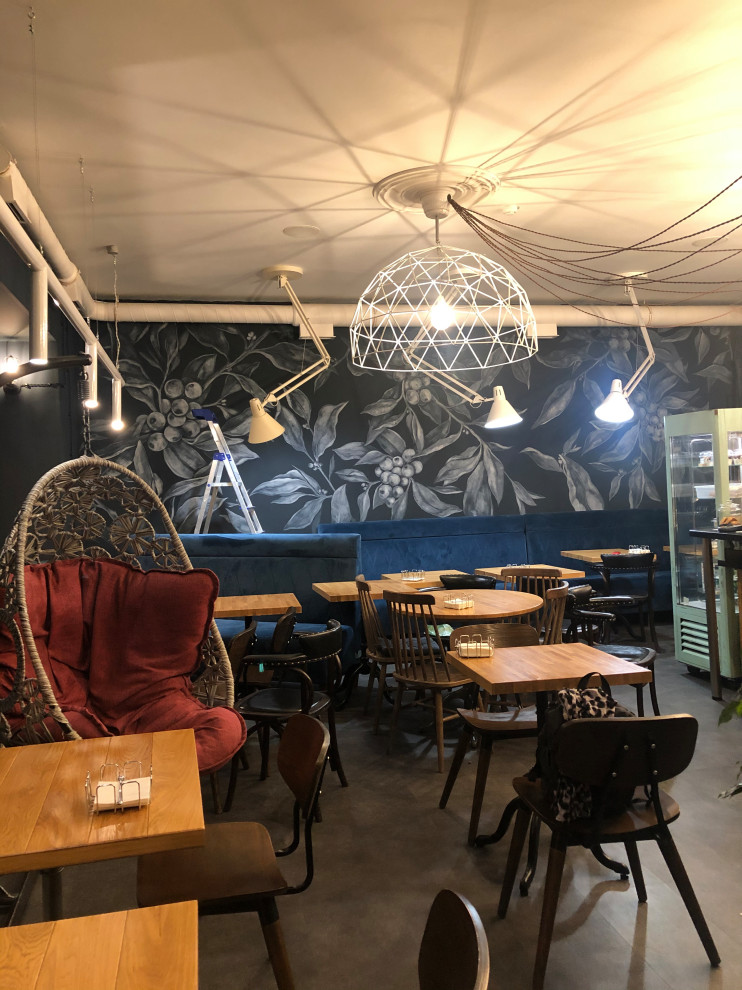 Mural for the Yagoda coffee shop chain