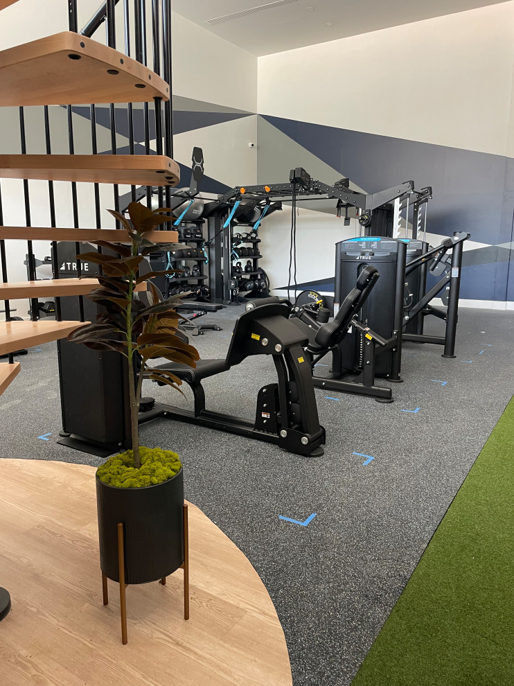 Brookhaven apartment building clubhouse and gym