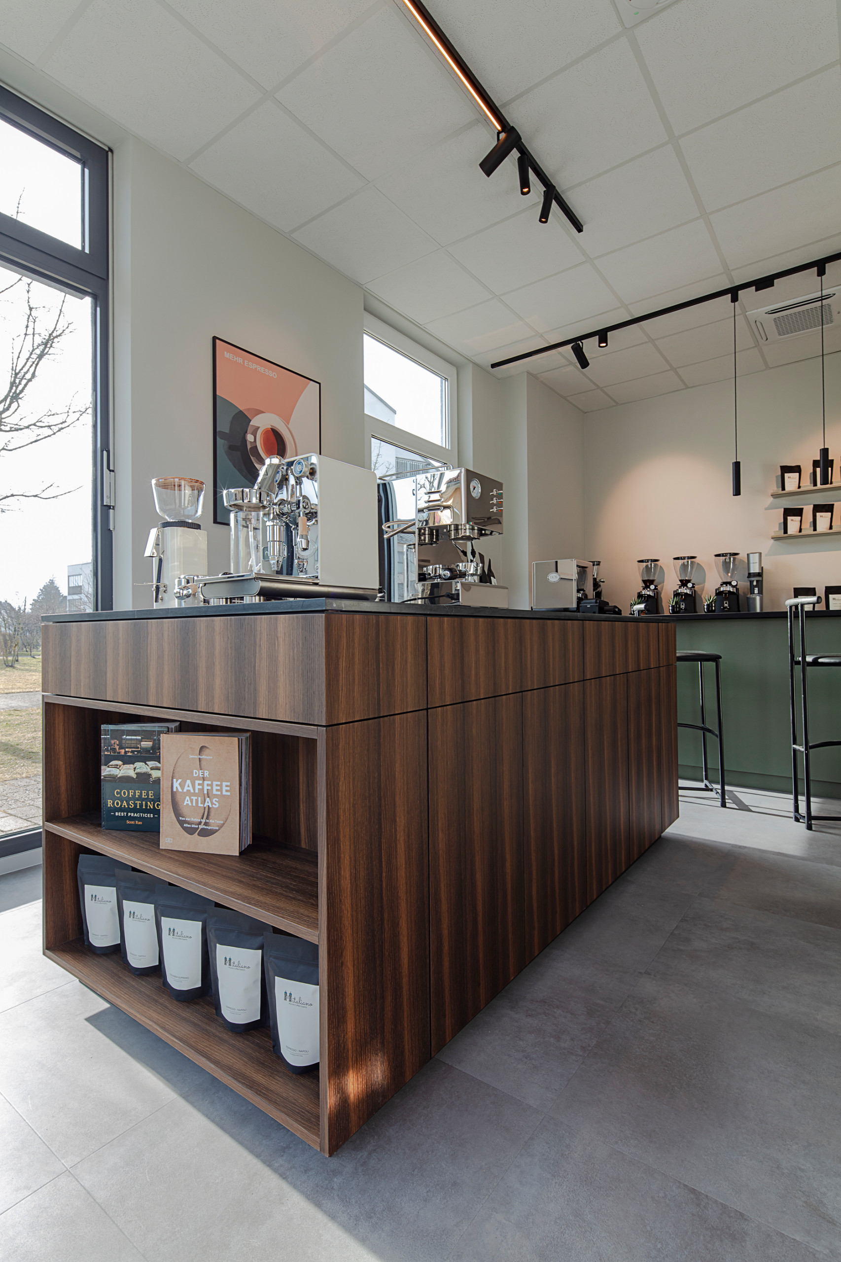 Showroom für Espressomaschinen & Barista in München