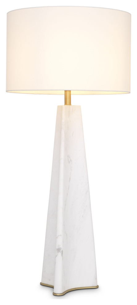 White Marble Table Lamp | Eichholtz Benson