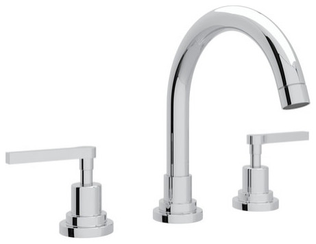Rohl A2228LM-2 Lombardia 1.2 GPM Widespread Bathroom Faucet - Polished Chrome