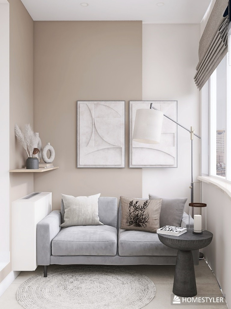 Лоджия в стиле джапанди