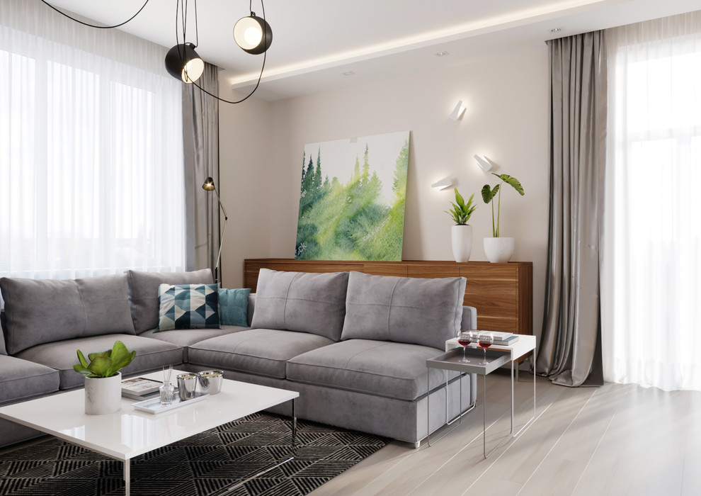 Кухня-гостиная в загородном доме