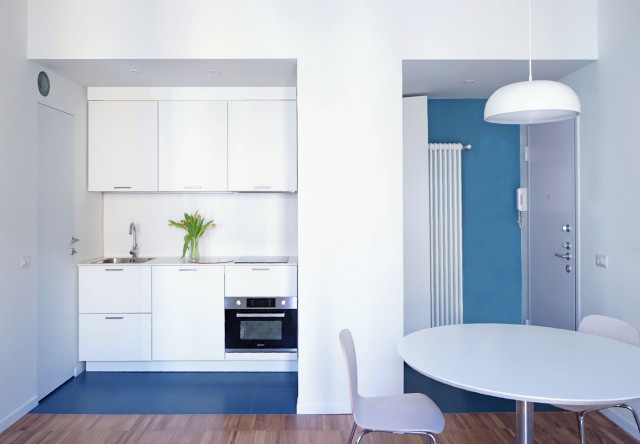 Appartamento Blu modern-vardagsrum