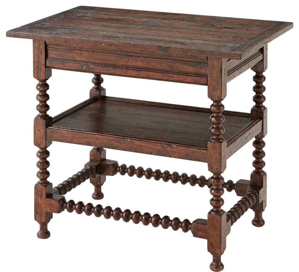 Theodore Alexander Althorp Victory Oak Silas' Side Table