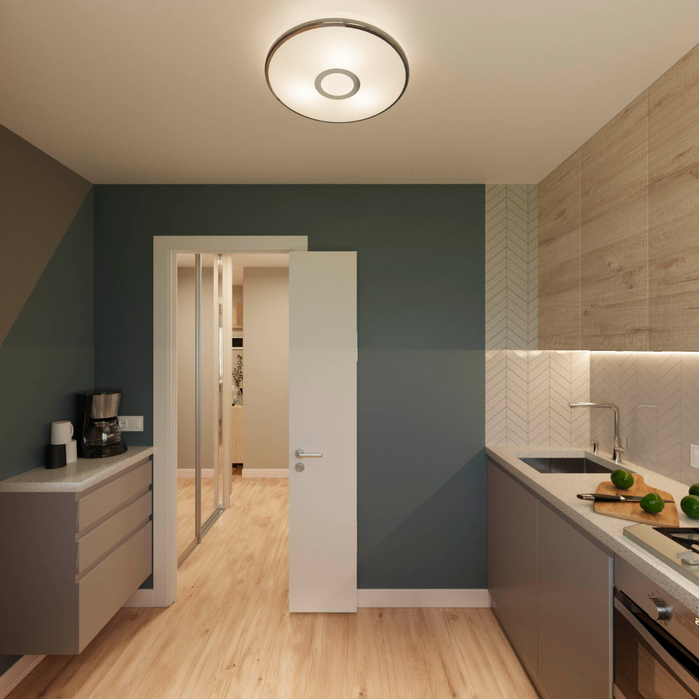 Минималистичный дизайн квартиры в Москве