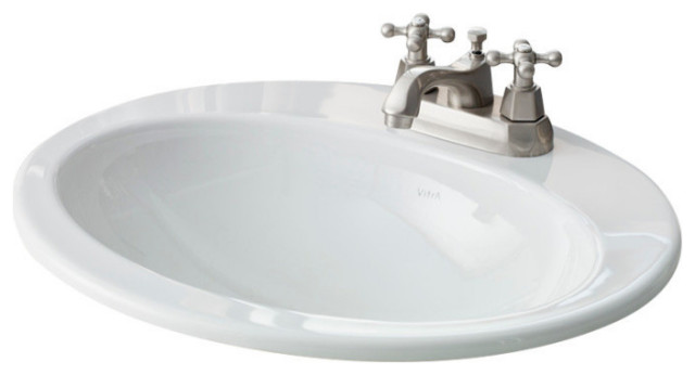 Cheviot Products Aria Drop-In Sink, 4" Faucet Drilling