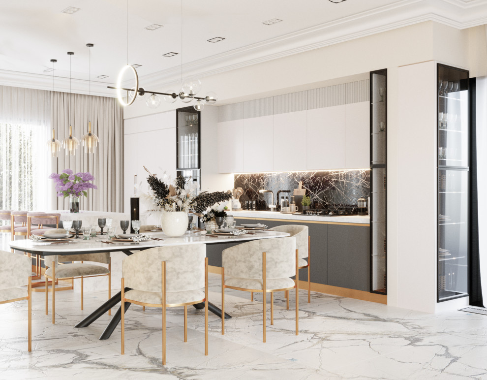 Частный дом в стиле неоклассика и лофт