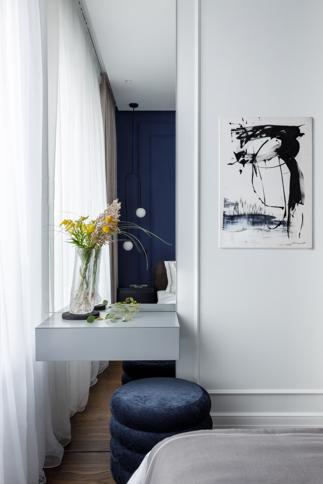 Ремонт двухкомнатной квартиры 50 м² для девушки в стиле неоклассика