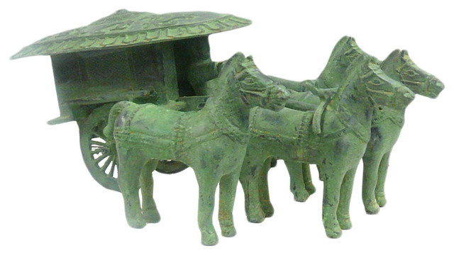 Chinese Green Bronze-ware Home Decor Display