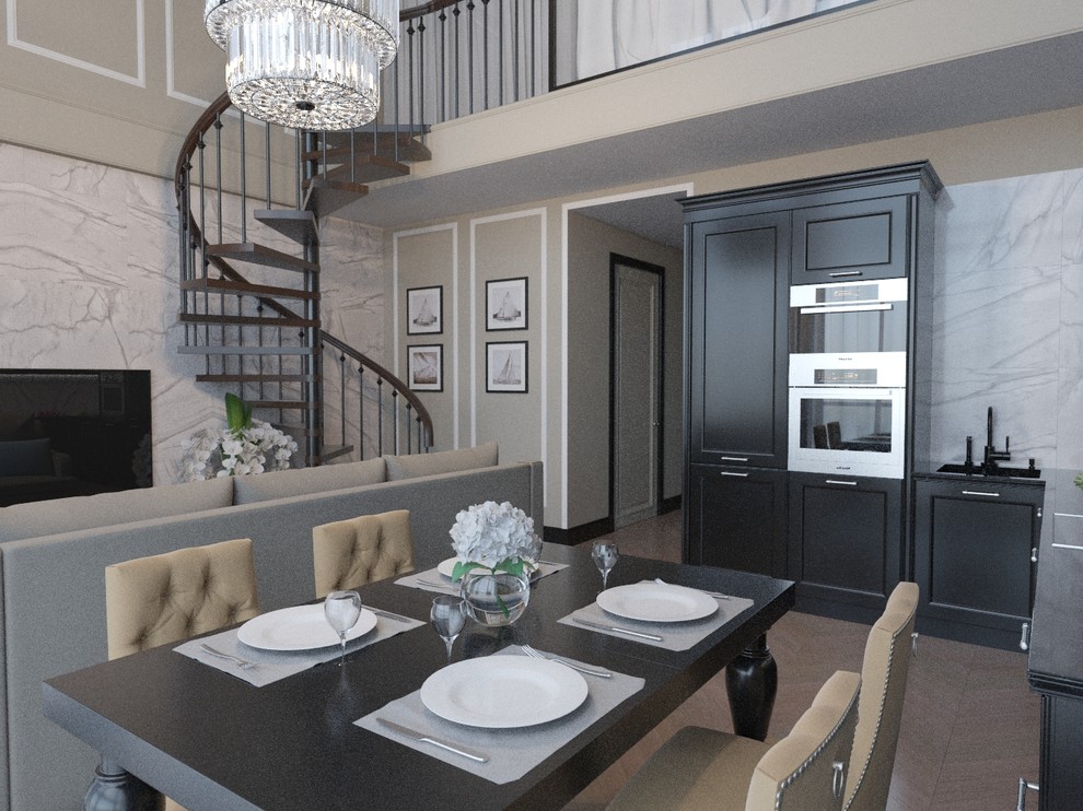 Двухуровневая квартира на бауманской