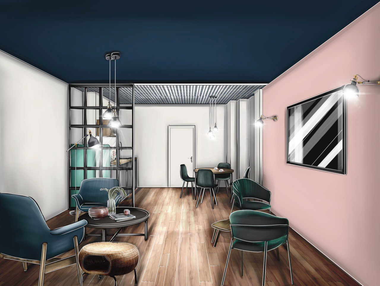 Комната обеда и отдыха в офисе