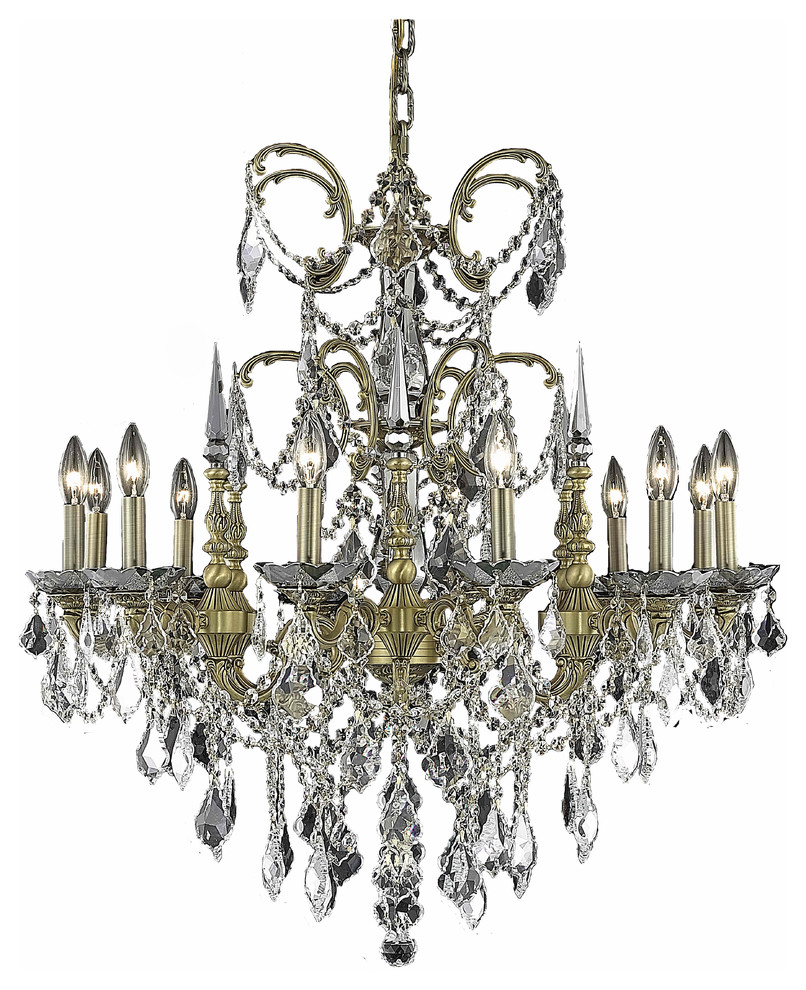 9712 Athena Collection Hanging Fixture, Clear, Swarovski Spectra