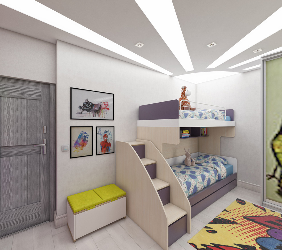 Дизайн интерьеров трёхкомнатной квартиры. Современный стиль.