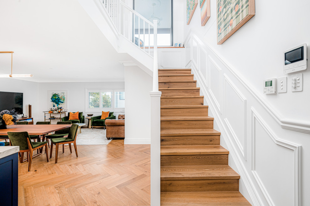 Inspiration for a contemporary staircase in Sydney.