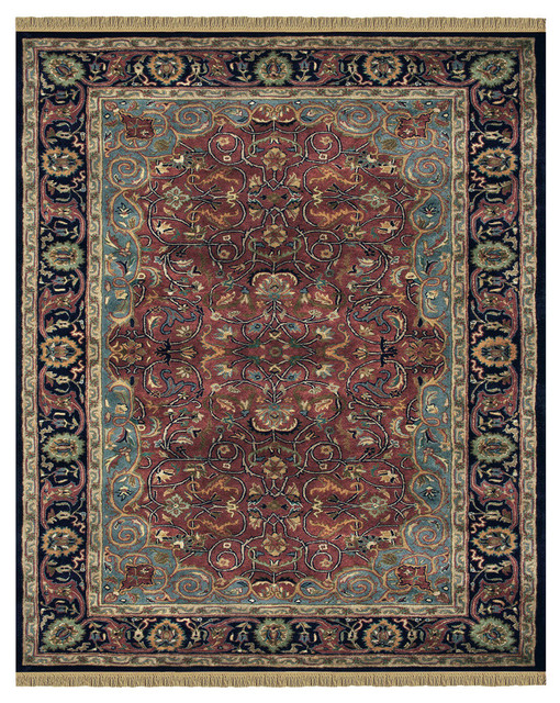 Bower Rug Plum Traditional Area Rugs By Feizy