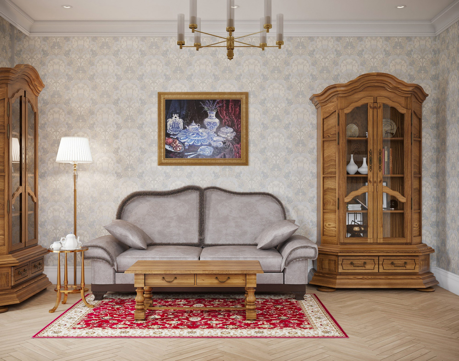 Дизайн проект квартиры с классической атмосферой