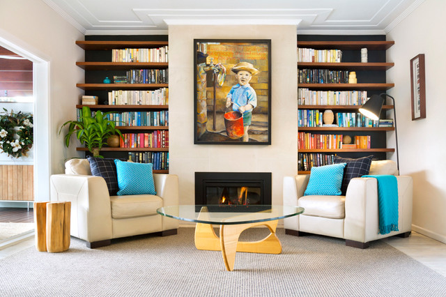 Manly Vale | Bush House contemporary-vardagsrum