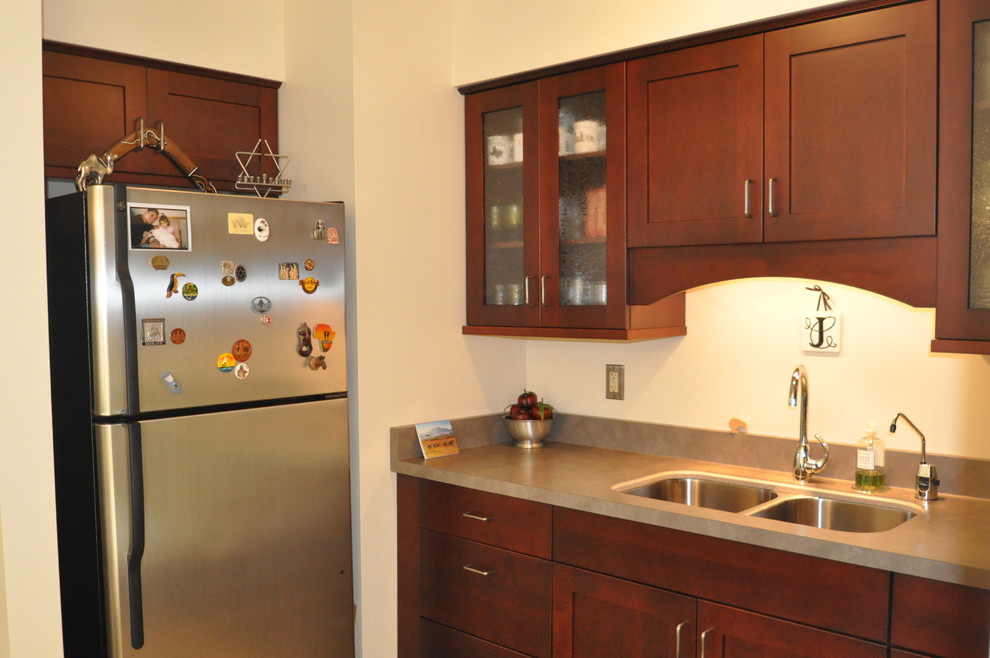 Transitional kitchen photo in Chicago