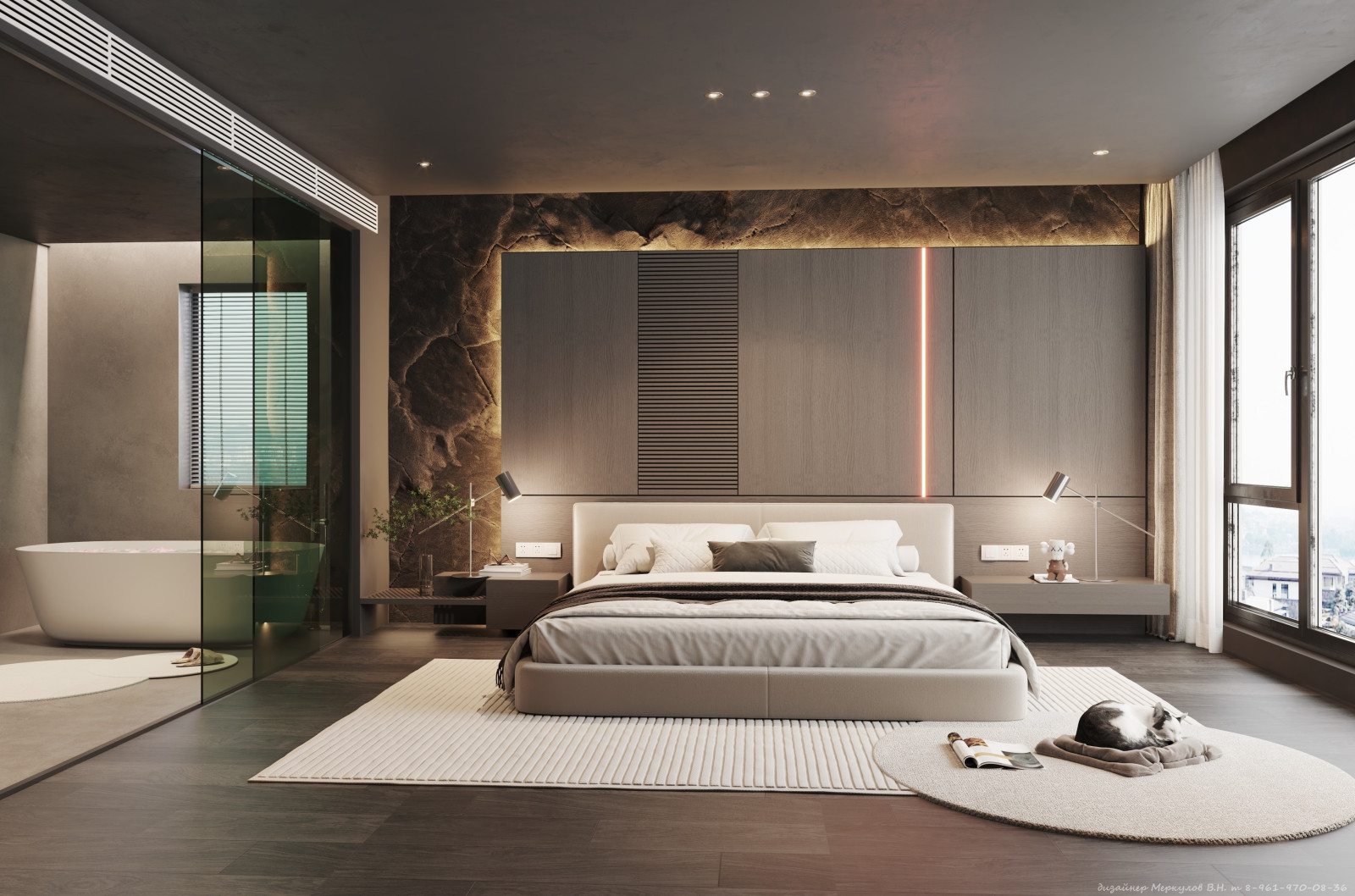 Дизайн спальни отель №1