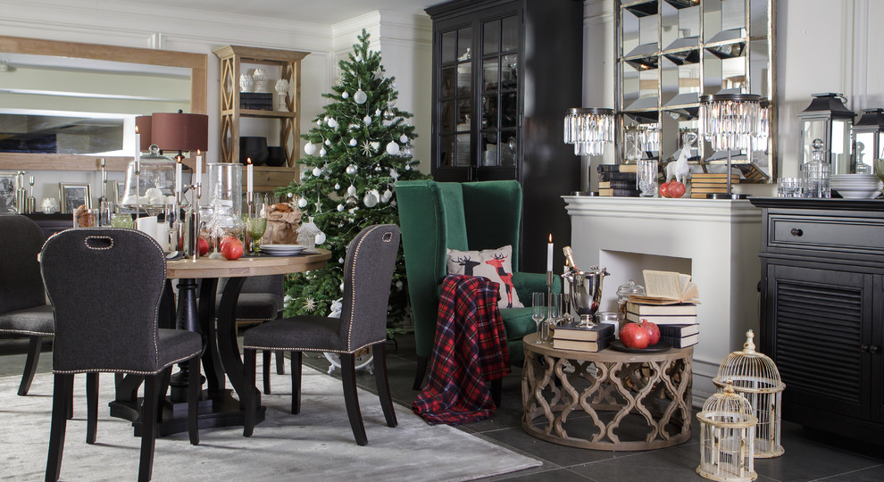 Новогодний интерьер гостиной