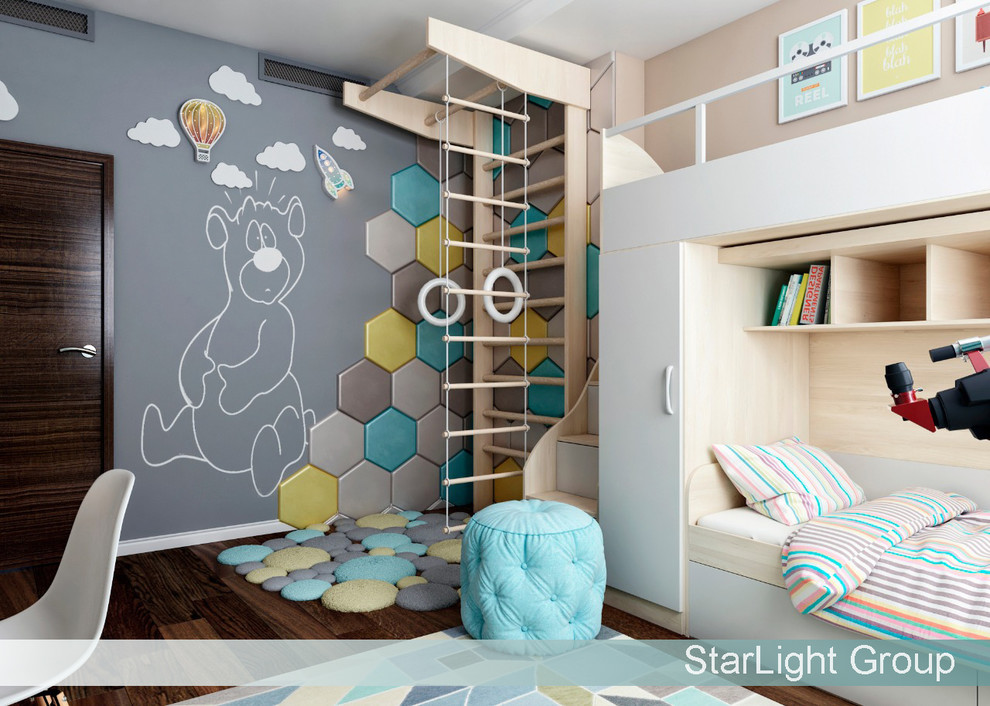 Дизайн детской для двух мальчиков 5 и 7 лет