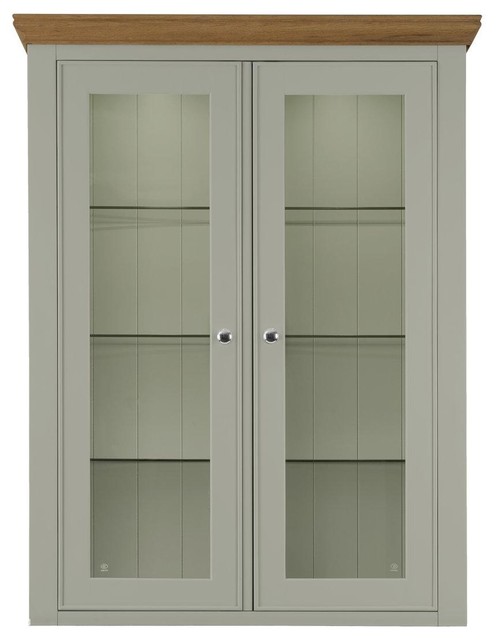 Somerdale Display Cabinet Top Unit, Rockford Grey