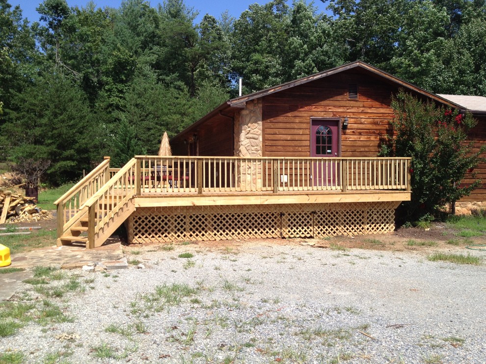 Deck - rustic deck idea