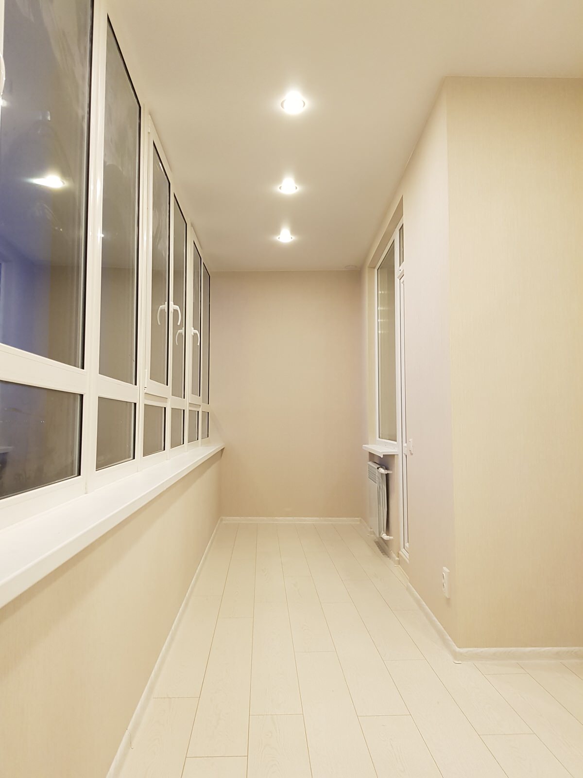 Отделка балкона под кабинет