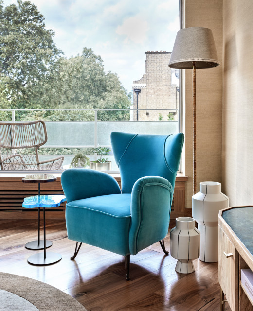 Portman House midcentury-living-room
