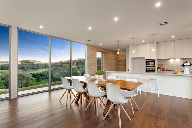 Kangaroo Ground Pavilion contemporary-dining-room