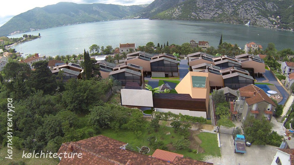 Туристический поселок. Адриатическое побережье.