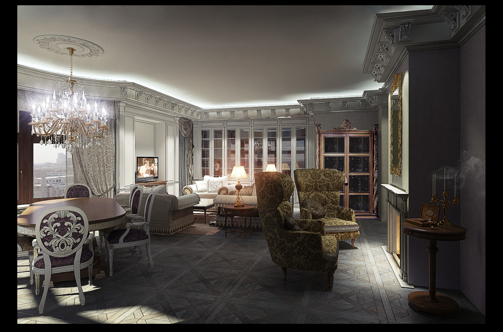 Гостиная и визулизация