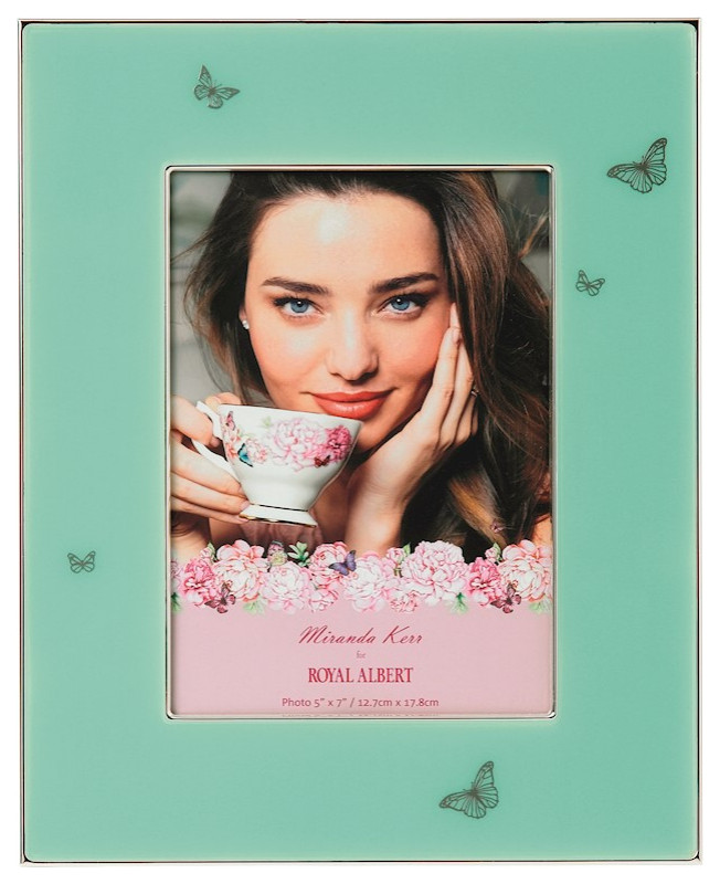 Miranda Kerr for Royal Albert Miranda Kerr 5x7 Green Picture Frame