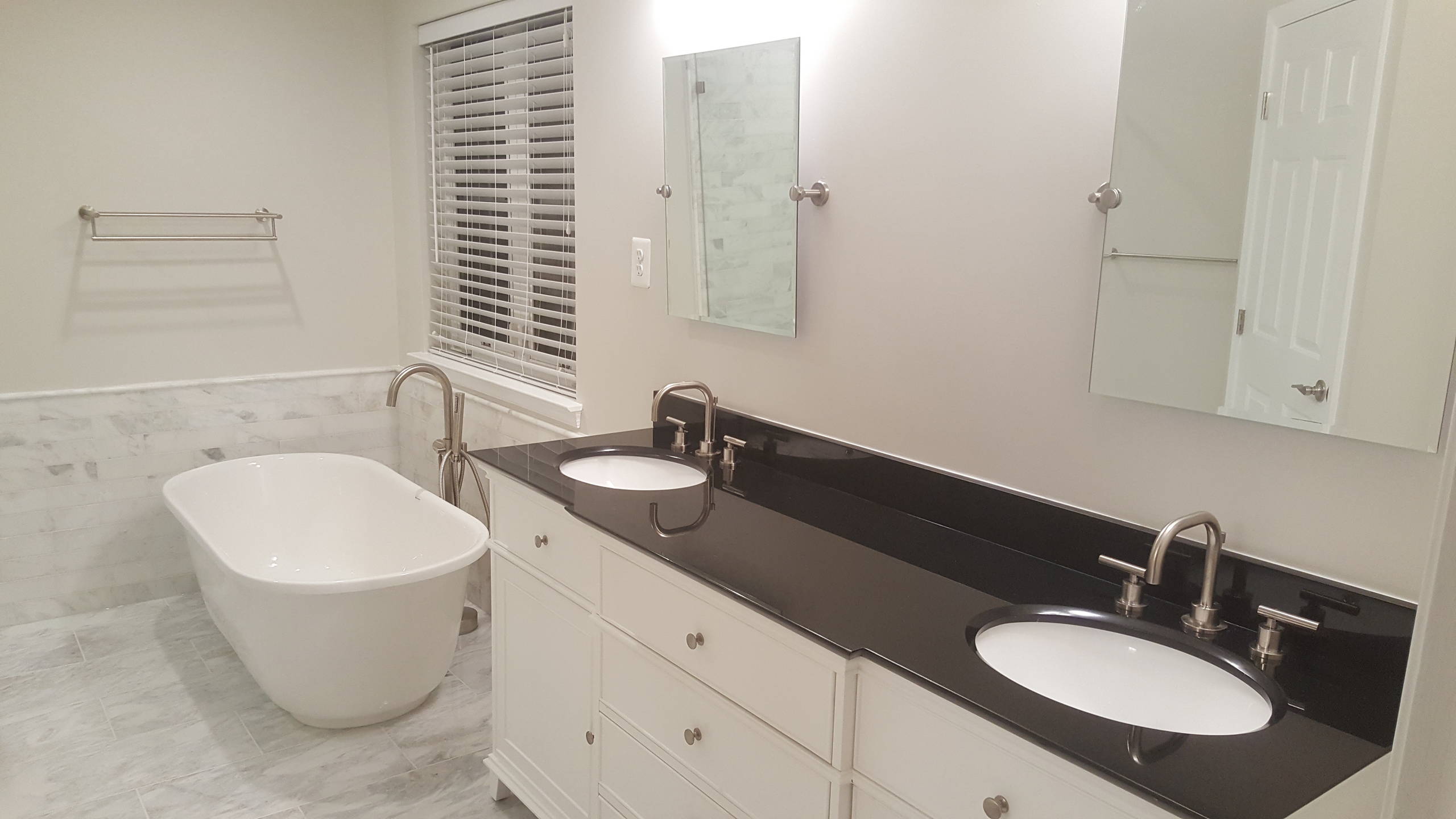 Sleek and Clean Master Bath