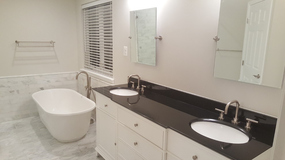 Sleek and Clean Master Bath