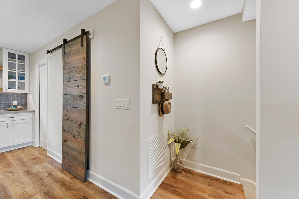 This is an example of a beach style hallway in Jacksonville.
