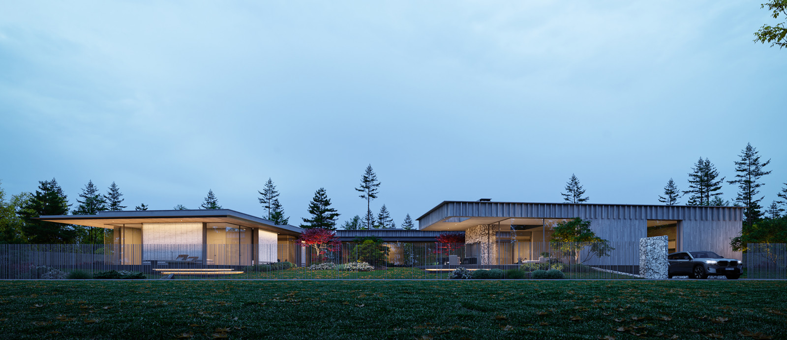 Introspective House рядом с Национальным парком «Лосиный Остров».