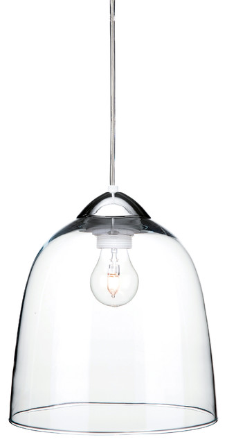 Bordeaux Glass Bell Pendant