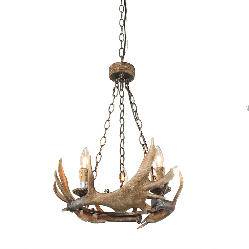 Lnc 3 Light Antler Pendant Lighting Ceiling Lights Chandeliers