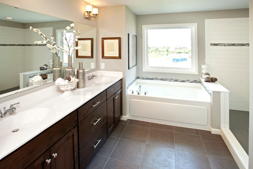 Traditional Bathroom by Lakeville Home Builders Robert Thomas Homes