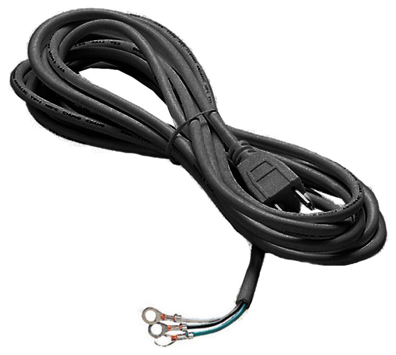WAC Lighting HTrack 15' Power Cord, Black Track Lighting Accessories