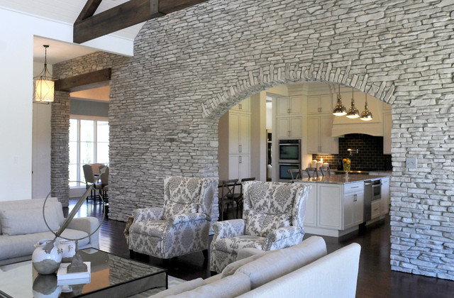 Rustic Modern transitional-living-room