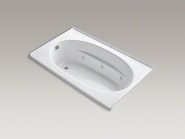 KOHLER Windward(R) 72" x 42" alcove whirlpool with integral flange and left-hand