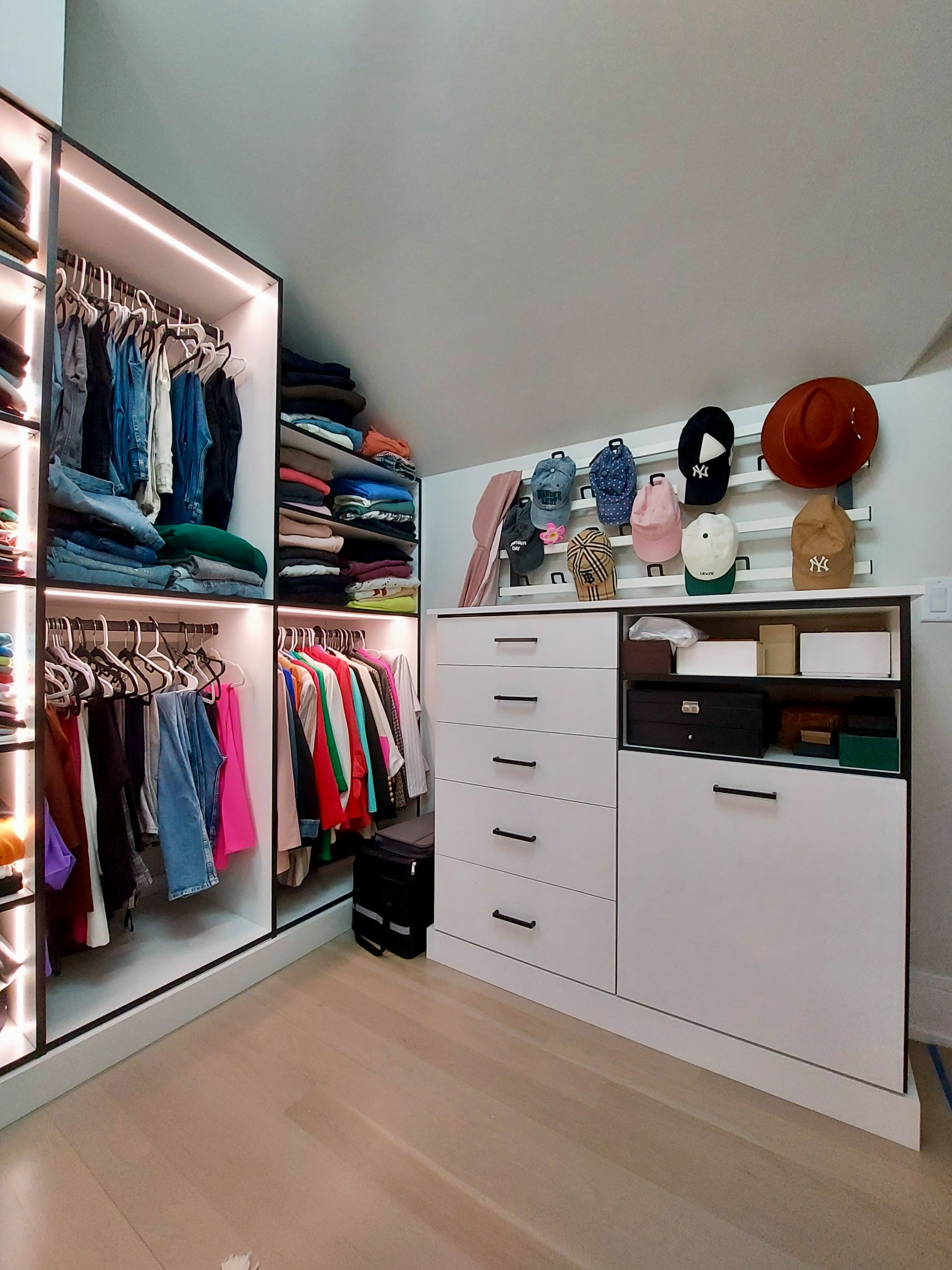 Burr Ridge Custom Contemporary Closet