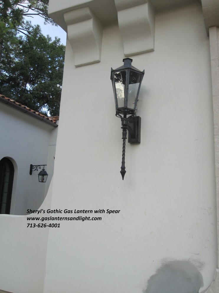 Sheryl's Gothic Gas Lantern with spear