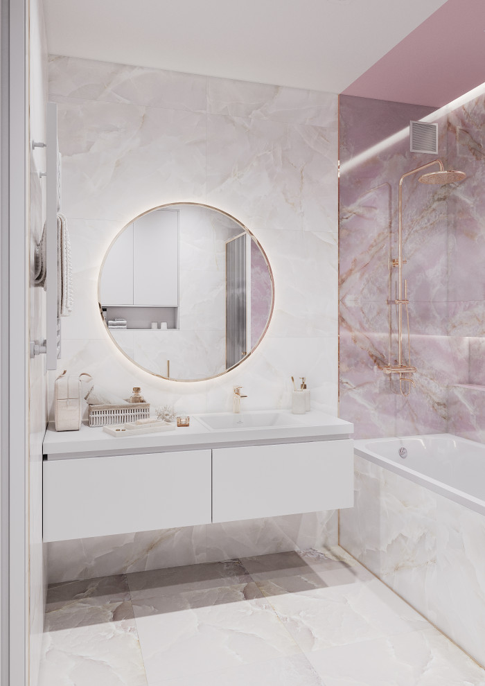 Дизайн-проект яркой квартиры 65 кв.м в современном стиле