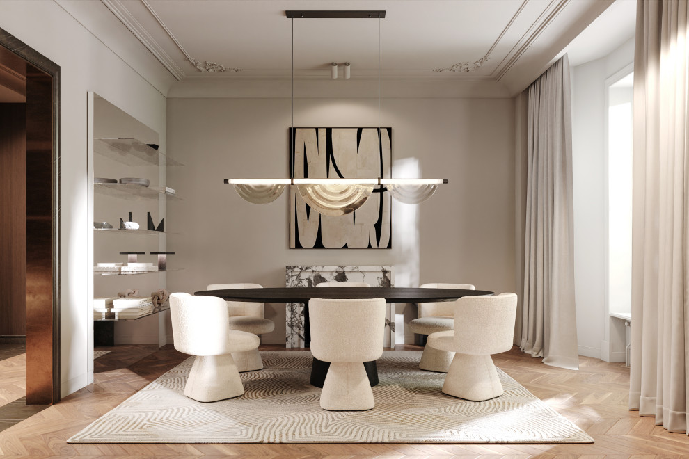 Projet d'intérieurs d'un appartement à Paris